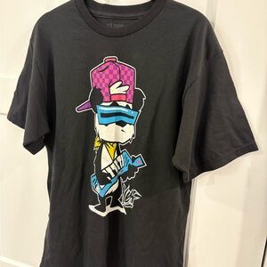 Black Graphic mens T-Shirt